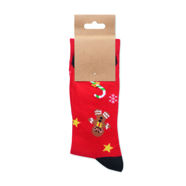 Logotrade promotional giveaways photo of: Pair of Christmas socks M