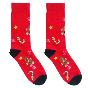 Logotrade promotional giveaway picture of: Pair of Christmas socks L
