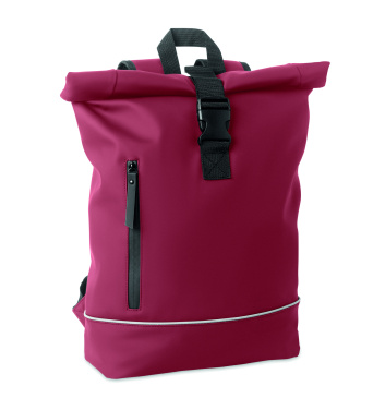 Logo trade promotional item photo of: Laptop 15" roll top PU backpack