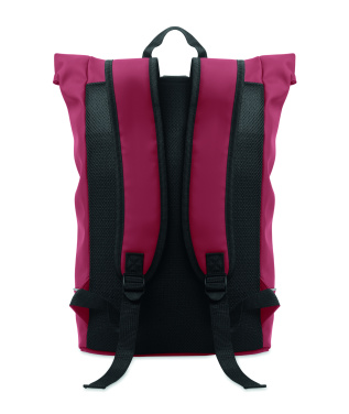 Logo trade promotional products picture of: Laptop 15" roll top PU backpack