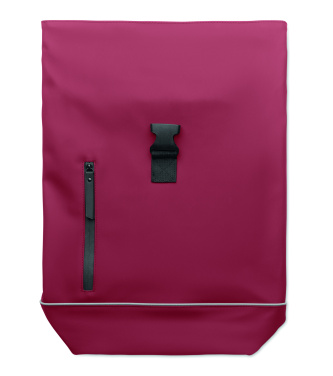 Logotrade promotional item picture of: Laptop 15" roll top PU backpack