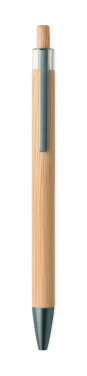 Logo trade promotional merchandise picture of: Push button bamboo pen