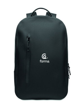Logo trade promotional giveaway photo of: 300D RPET computer backpack