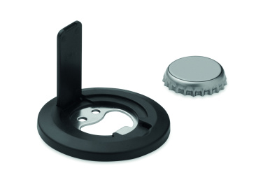 Logotrade promotional item picture of: Phone holder and bottle opener