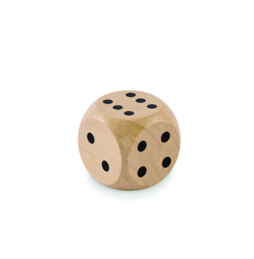 Logotrade corporate gifts photo of: Schima wooden dice 3cm dia