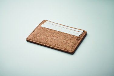 Logo trade promotional giveaways image of: Cork cardholder with RFID