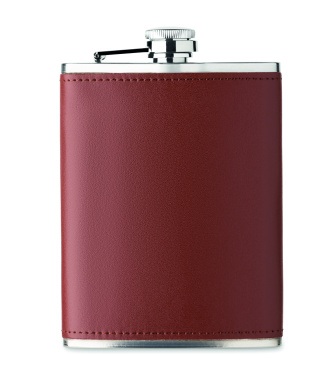 Logo trade promotional merchandise photo of: Slim hip flask 200 ml