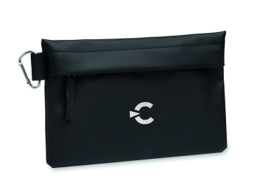 Logo trade promotional giveaways picture of: Organizer pouch in 600D RPET