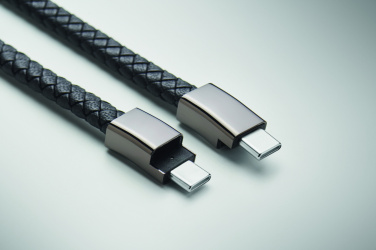 Logotrade promotional product picture of: Braided bracelet cable type-C