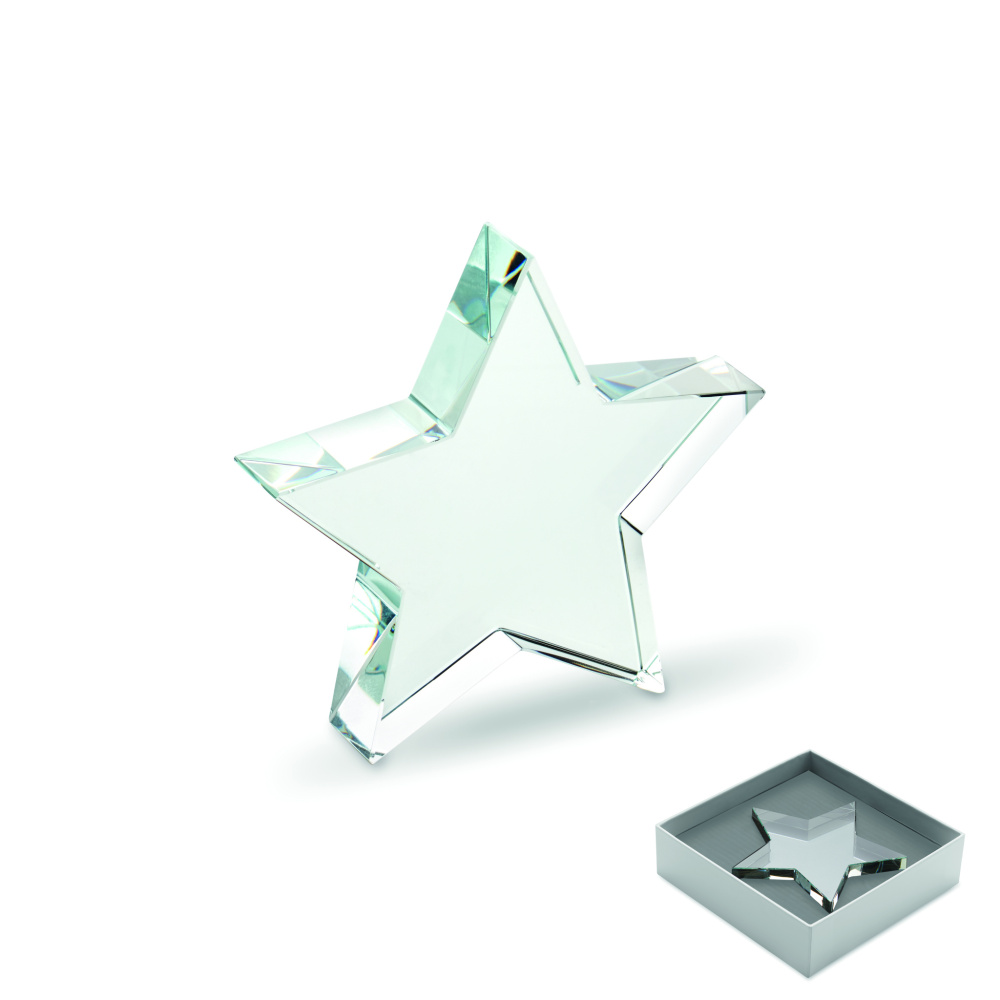 Logotrade promotional merchandise image of: Glass star award