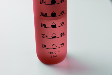 Logo trade business gift photo of: Sports water bottle RPET 1L