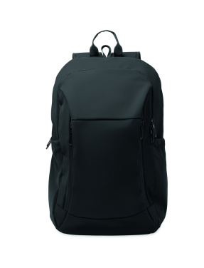 Logo trade promotional merchandise image of: 15" soft PU laptop backpack
