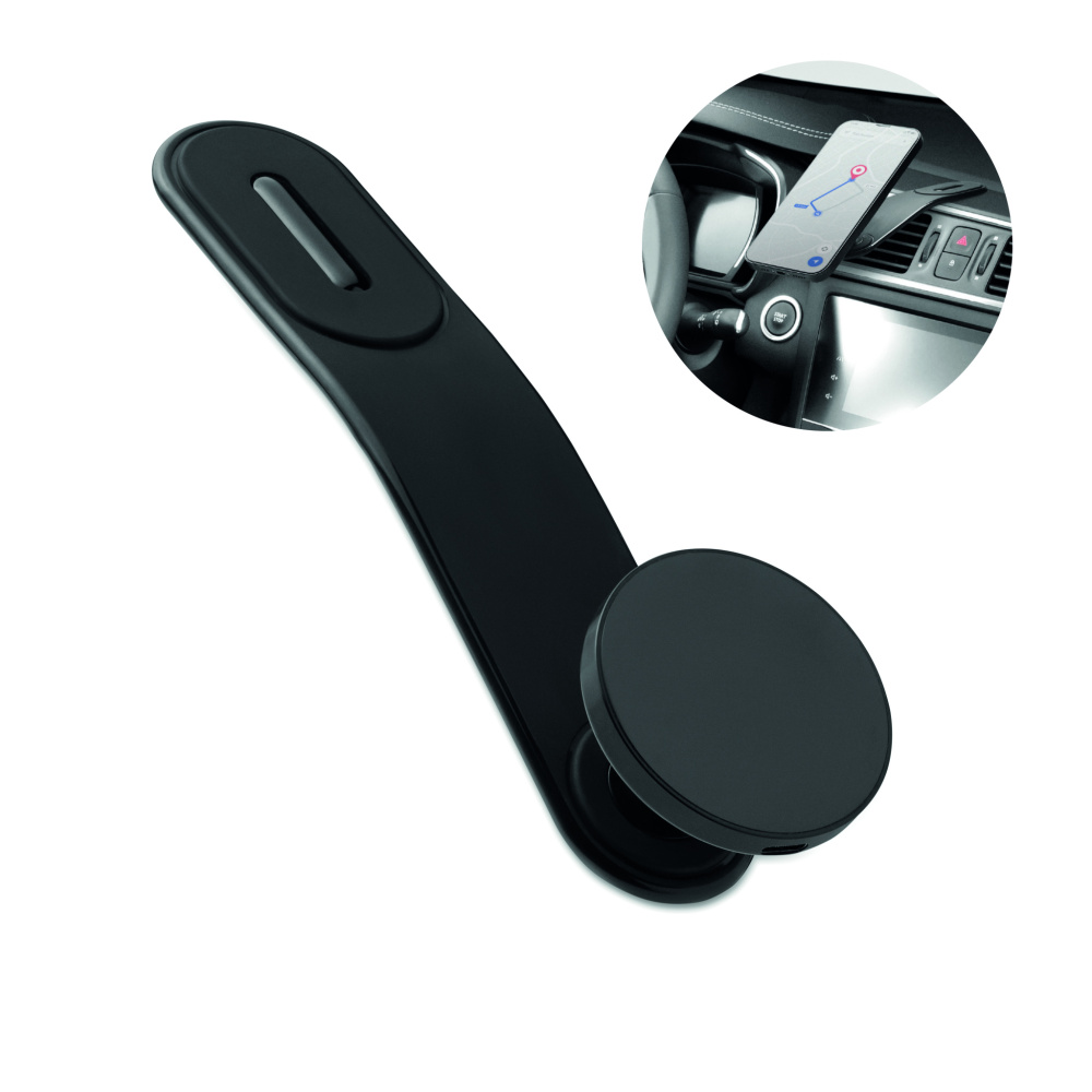 Logo trade promotional merchandise picture of: 15W magnetic car charger