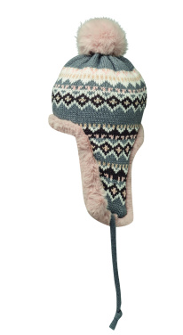 Logotrade promotional item picture of: Knitted beanie with ear flap