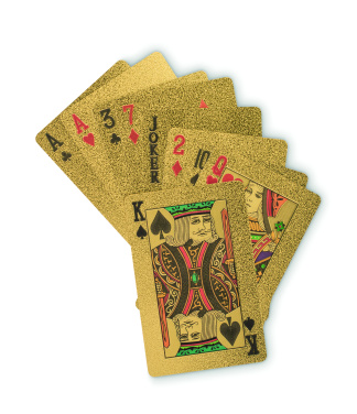 Logo trade promotional product photo of: Waterproof playing cards