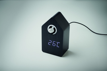 Logo trade advertising product photo of: MDF cuckoo alarm clock