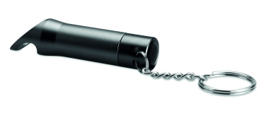 Logo trade business gift photo of: Metal torch key ring Ylivieska