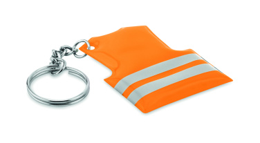 Logotrade advertising product image of: Key ring with reflecting vest Jekabpils
