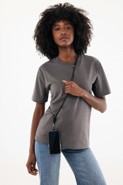 Logo trade promotional gift photo of: CarryLoop RCS recycled PET adjustable phone holder lanyard