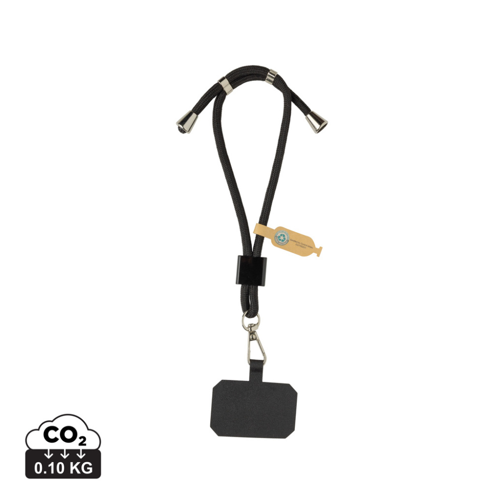 Logo trade promotional items image of: CarryLoop RCS recycled PET adjustable phone holder wristlet