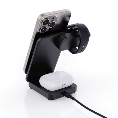 Logotrade promotional merchandise picture of: Urban Vitamin Arcadia RCS rplastic 15W 3in1 magnetic charger