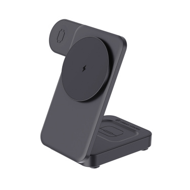 Logo trade promotional giveaway photo of: Urban Vitamin Arcadia RCS rplastic 15W 3in1 magnetic charger