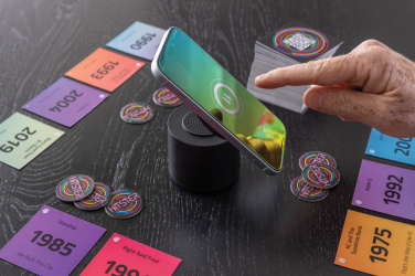 Logotrade advertising product image of: Magpulse RCS recycled plastic 3W speaker w/magnetic holder