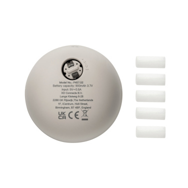 Logo trade promotional giveaways image of: Breevia RCS rplasic re-chargeable floating humidifier