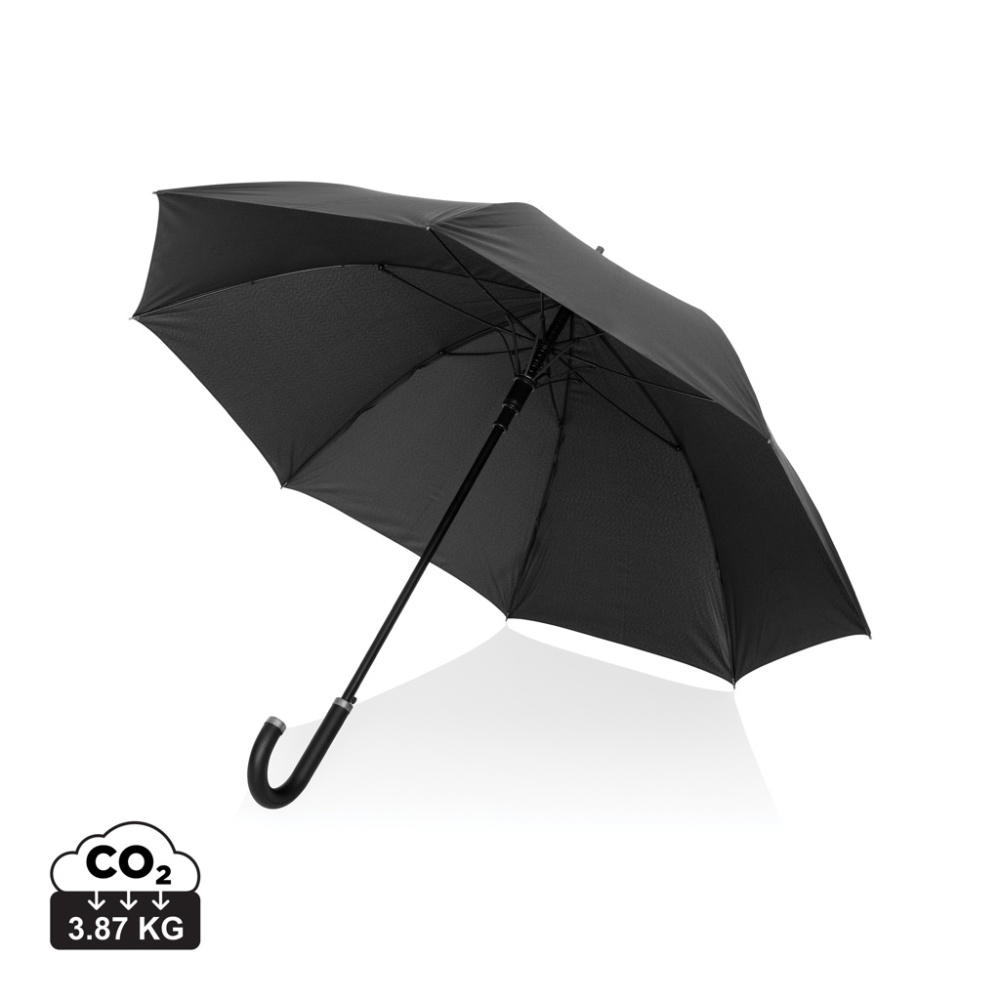 Logotrade corporate gifts photo of: Swiss Peak Vero Aware™ RPET 25” umbrella w luxe handle