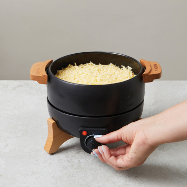 Logo trade promotional merchandise picture of: BOSKA Electric Party Fondue Set - 2.3L (EU Type F)