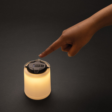 Logotrade advertising products photo of: Limio RCS recycled plastic portable re-chargeable table lamp