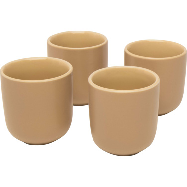 Logo trade promotional products image of: Male 4-piece 90 ml espresso cup