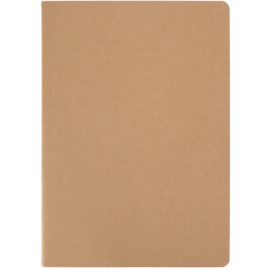 Logotrade corporate gift picture of: Slyk A5 kraft cahier notebook with ruled pages