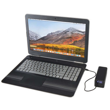 Logotrade promotional product picture of: Acamar 20.000 mAh 70W recycled aluminium laptop power bank