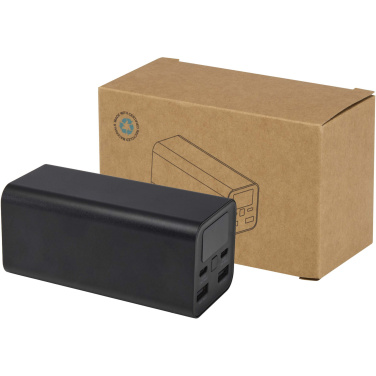 Logotrade promotional merchandise photo of: Acamar 20.000 mAh 70W recycled aluminium laptop power bank