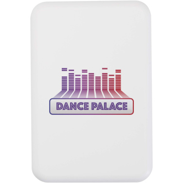 Logotrade advertising products photo of: Acrab 5000 mAh 15W magnetic wireless power bank with 20W PD - made from recycled plastic