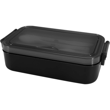 Logo trade business gift photo of: Snappy lunch box and cutlery set