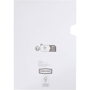 Logo trade corporate gifts image of: Alder A5 hard cover notebook