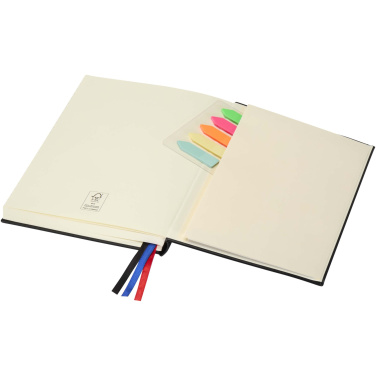 Logo trade corporate gift photo of: Alder A5 hard cover notebook