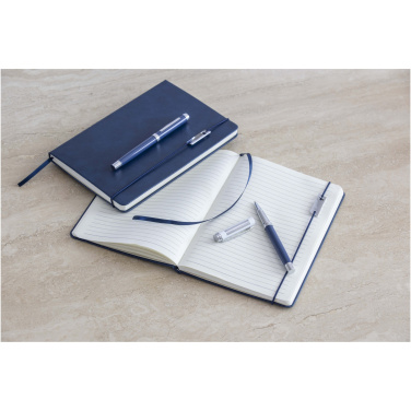 Logotrade promotional merchandise photo of: Legato Elegance A5 hard cover notebook and rollerball pen set