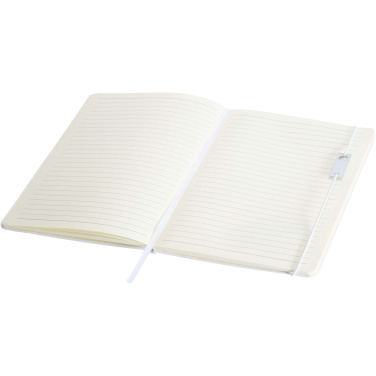 Logo trade corporate gift photo of: Legato Elegance A5 hard cover notebook and rollerball pen set