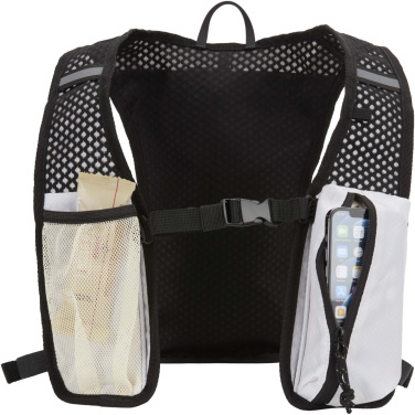 Logo trade promotional merchandise image of: Nomad GRS recycled running vest hydration pack 5L
