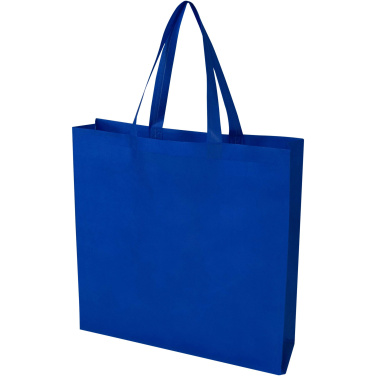 Logo trade promotional products image of: EcoSeal GRS recycled nonwoven gusset tote bag 12L