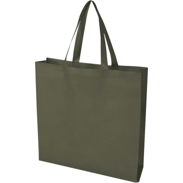 Logotrade promotional merchandise picture of: EcoSeal GRS recycled nonwoven gusset tote bag 12L
