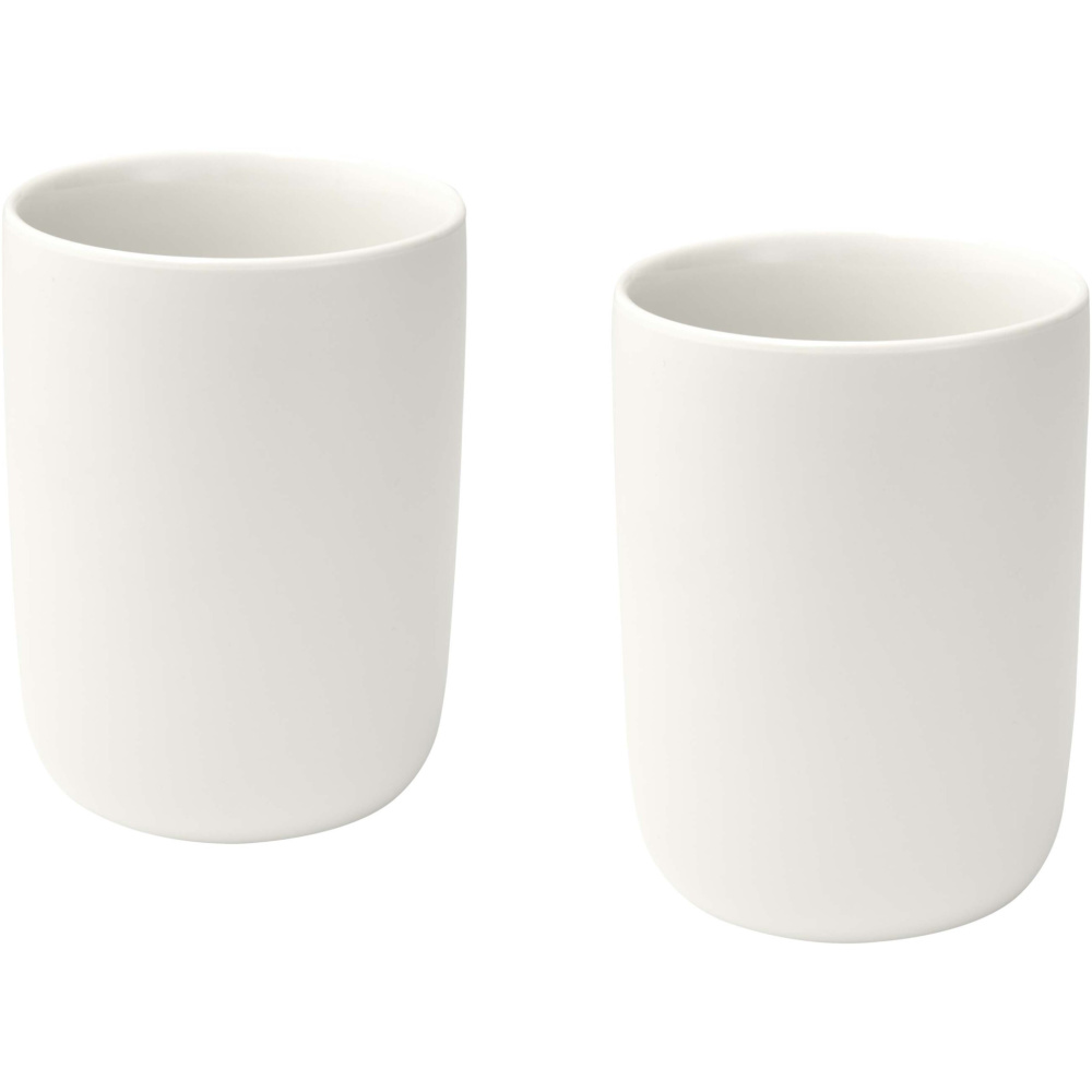 Logo trade promotional giveaways picture of: Male 350 ml ceramic cups - set of 2