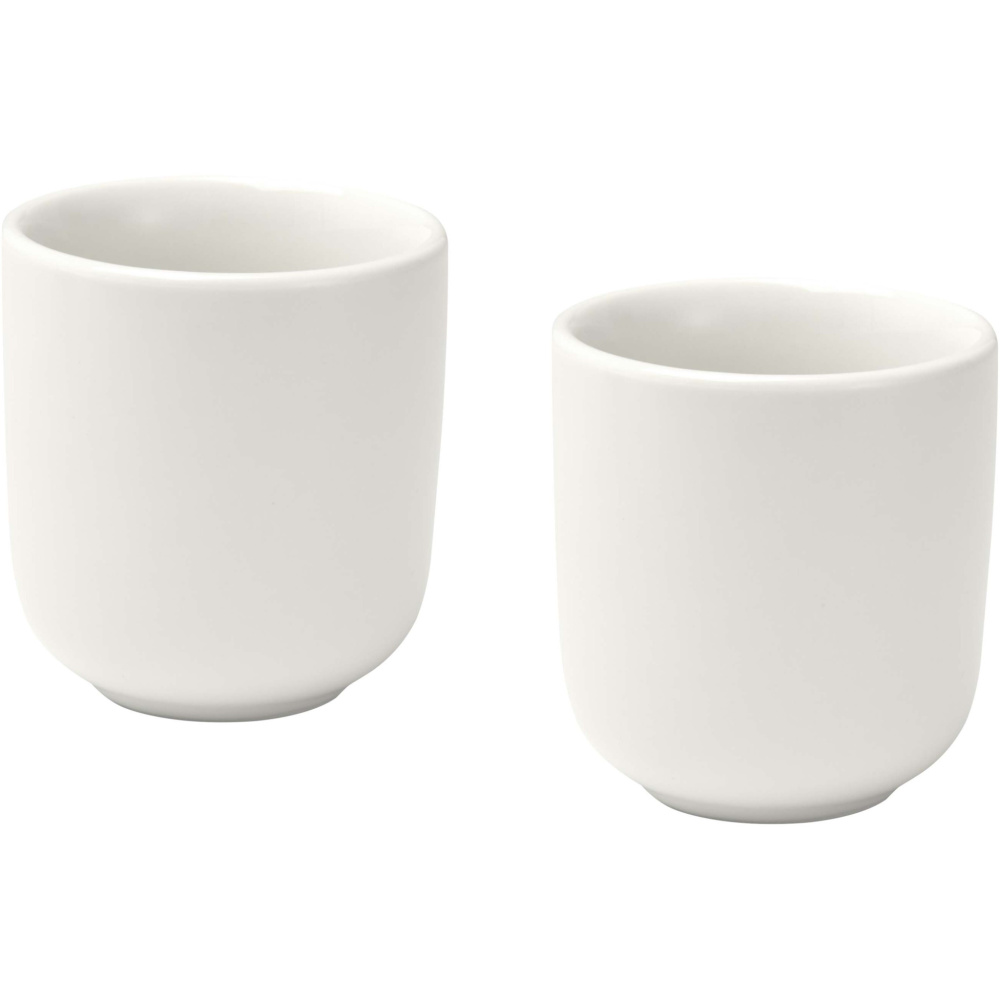 Logo trade promotional gifts image of: Male 90 ml ceramic espresso cups - set of 2