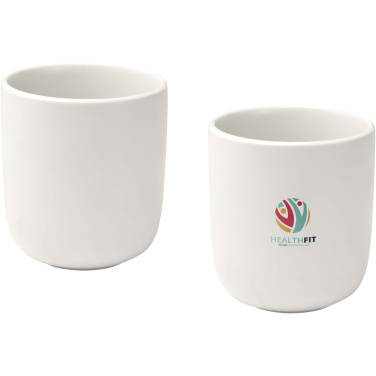 Logotrade promotional giveaway picture of: Male 200 ml ceramic cups - set of 2