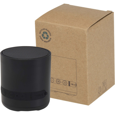 Logo trade promotional giveaways picture of: Hunor 3W recycled plastic wireless speaker