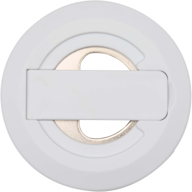 Logo trade promotional merchandise photo of: Ain recycled plastic magnetic phone stand with bottle opener