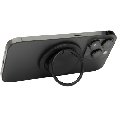 Logotrade promotional items photo of: Albali recycled plastic magnetic phone holder with ring stand